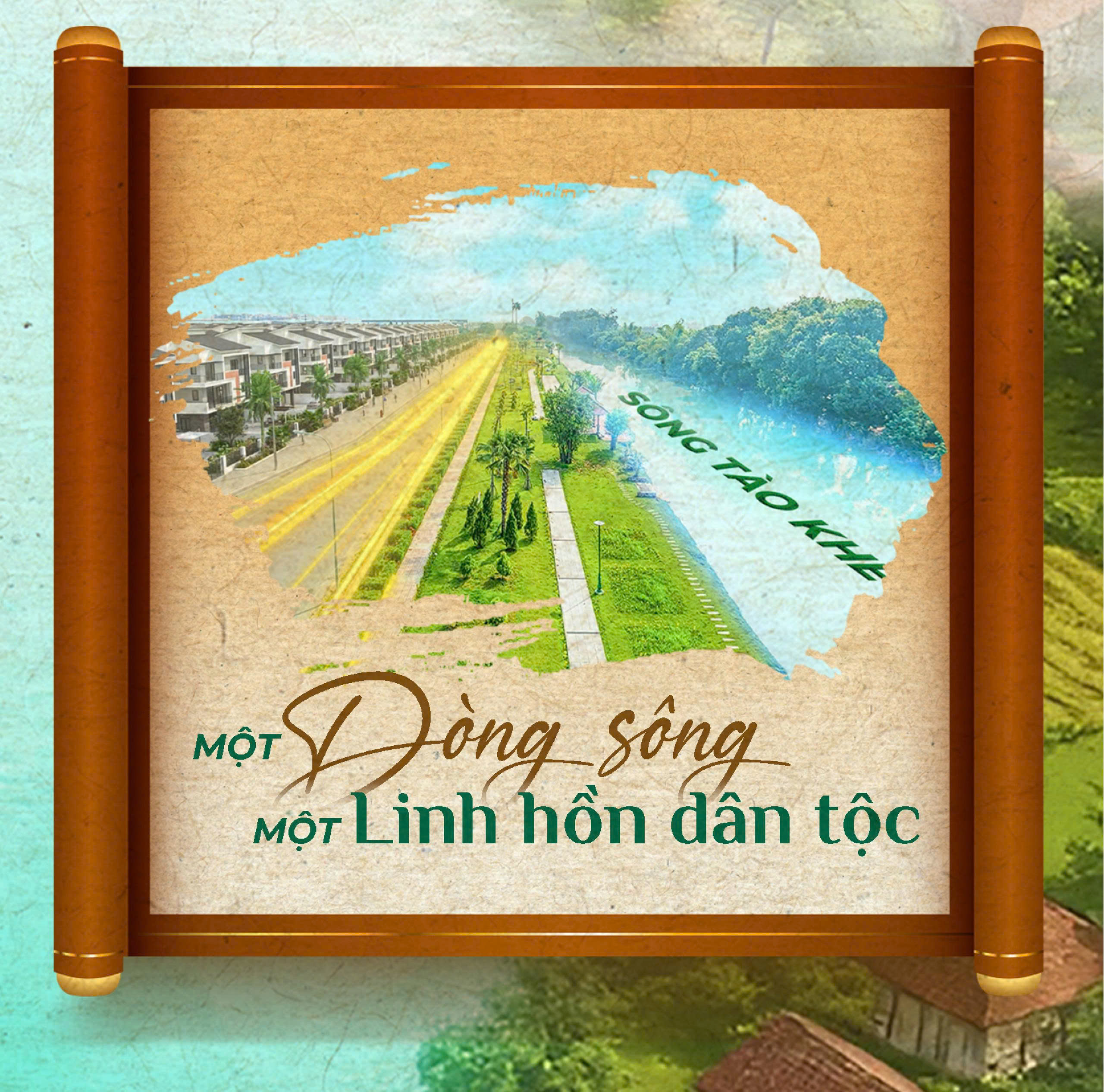 Trong dòng chảy hiện đại, Tào Khê giờ chỉ là một nhánh nhỏ, lặng lẽ qua KĐT Centa Riverside
