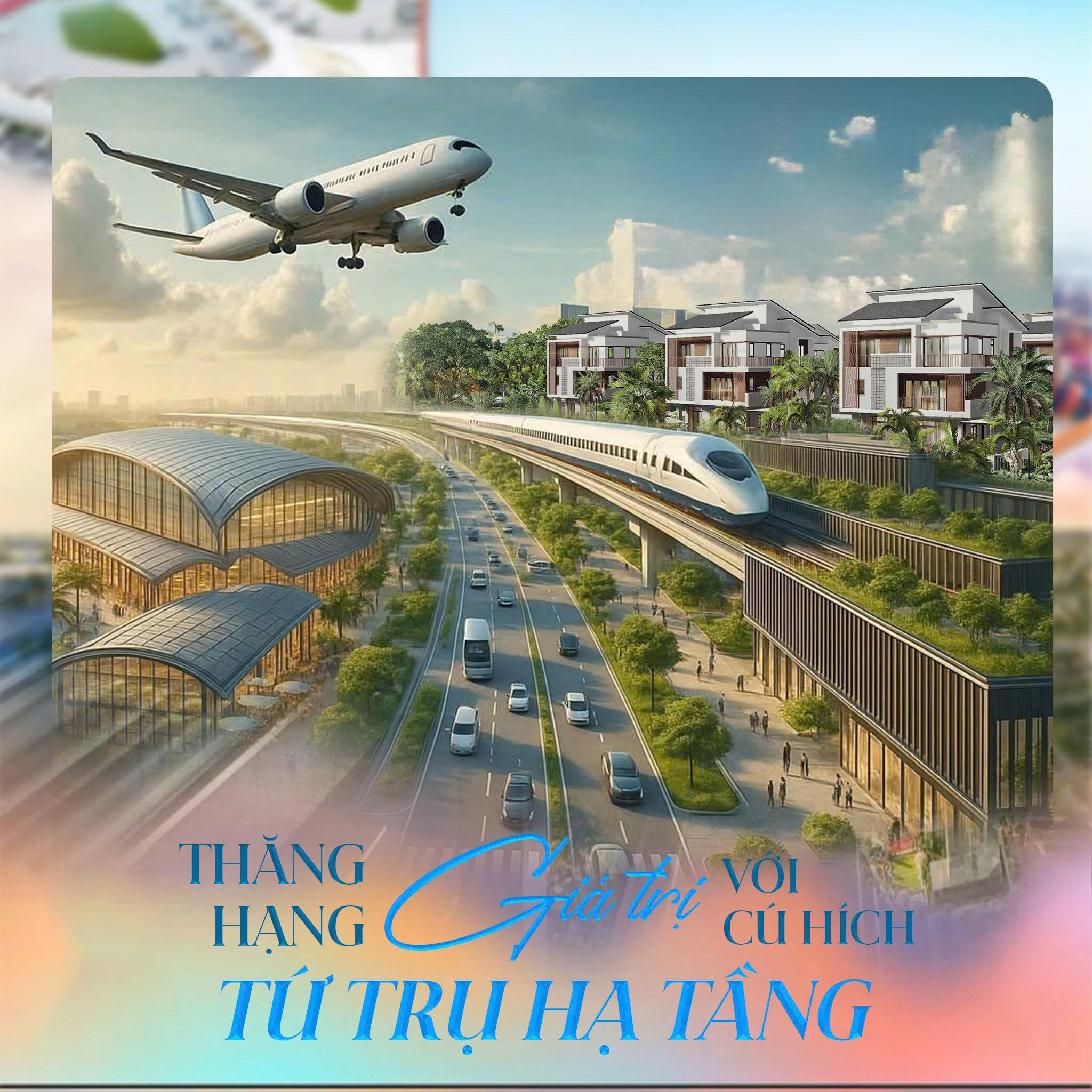 Centa Riverside hội tụ đầy đủ 'tứ trụ hạ tầng' lớn, tạo đòn bẩy nâng tầm giá trị và phát triển bền vững