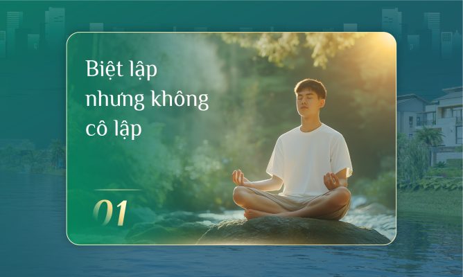 Sống đẳng cấp sống khác biệt biệt thự ven sông