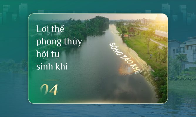 Sống đẳng cấp sống khác biệt biệt thự ven sông