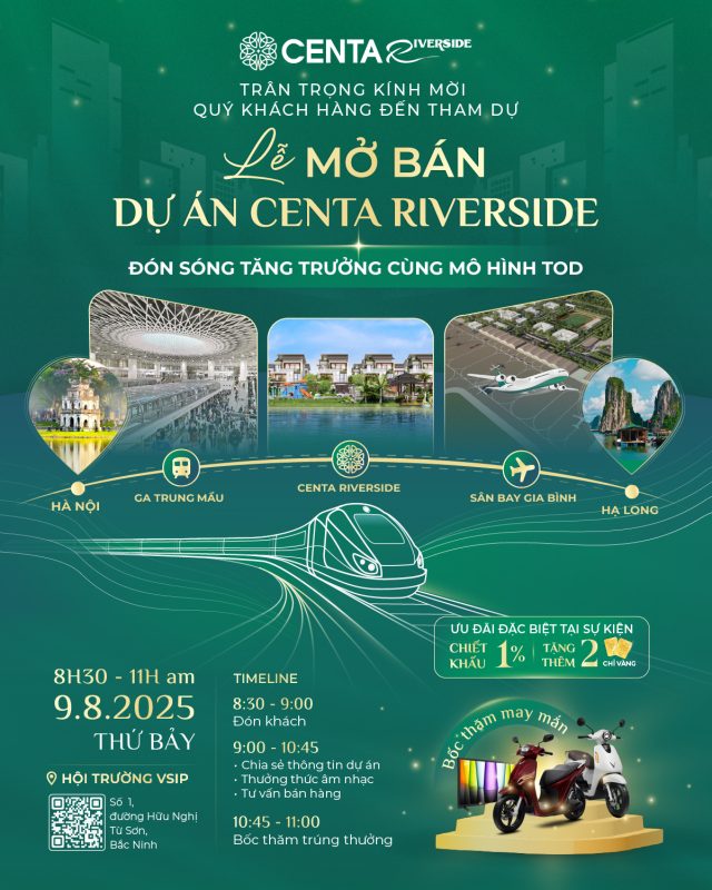 Lễ mở bán Centa Riverside VSIP Bắc Ninh