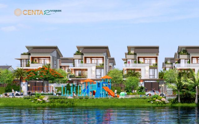 Biệt thự Centa Riverside đáp ứng xu hướng sống bên sông của giới tinh hoa