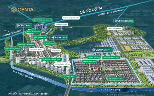 Quy hoạch đại đô thị VSIP Bắc Ninh